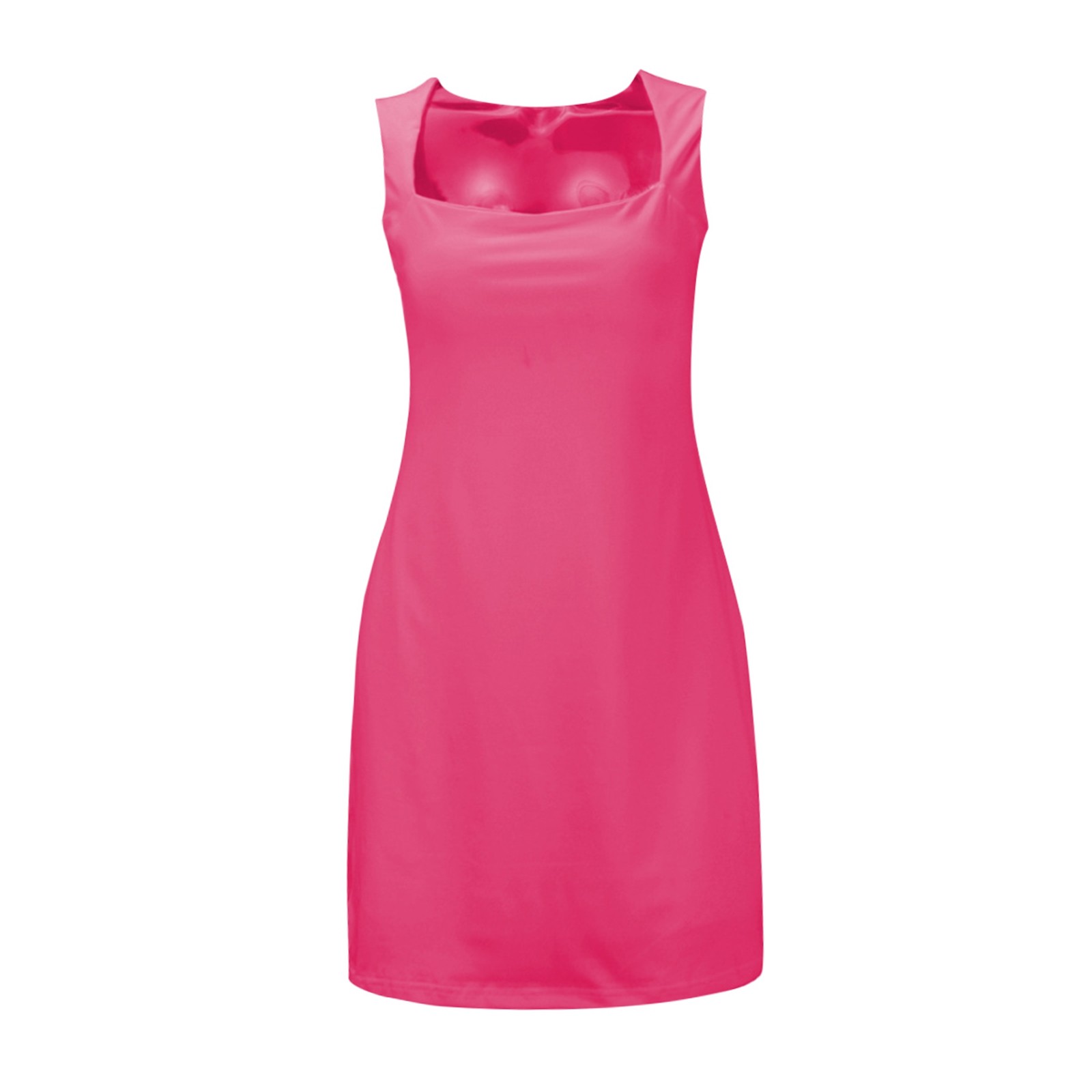 thumbnail image 4 of Vestido corto sin tirantes ajustado de estilo europeo para mujer: diseño elegante sin tirantes, corte favorecedor, versátil., 4 of 5